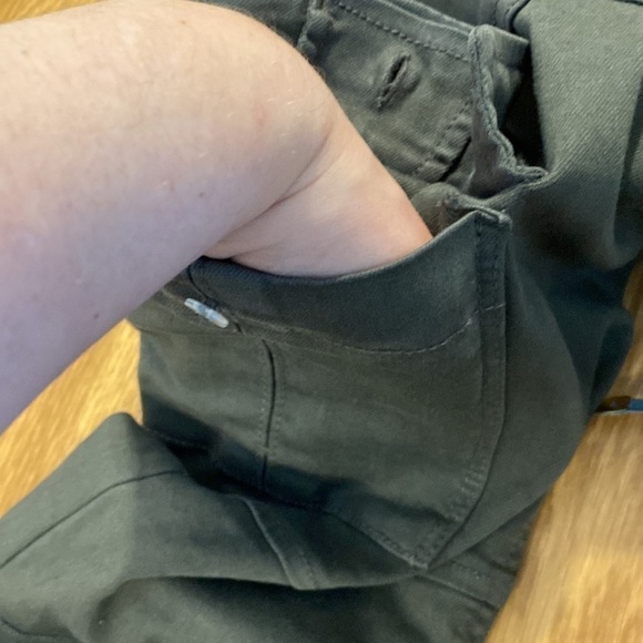 BRODY Women's High Rise  Ankle Skinny Dark Green Skinny Cargo Pants (Size 25) - Picture 12 of 12